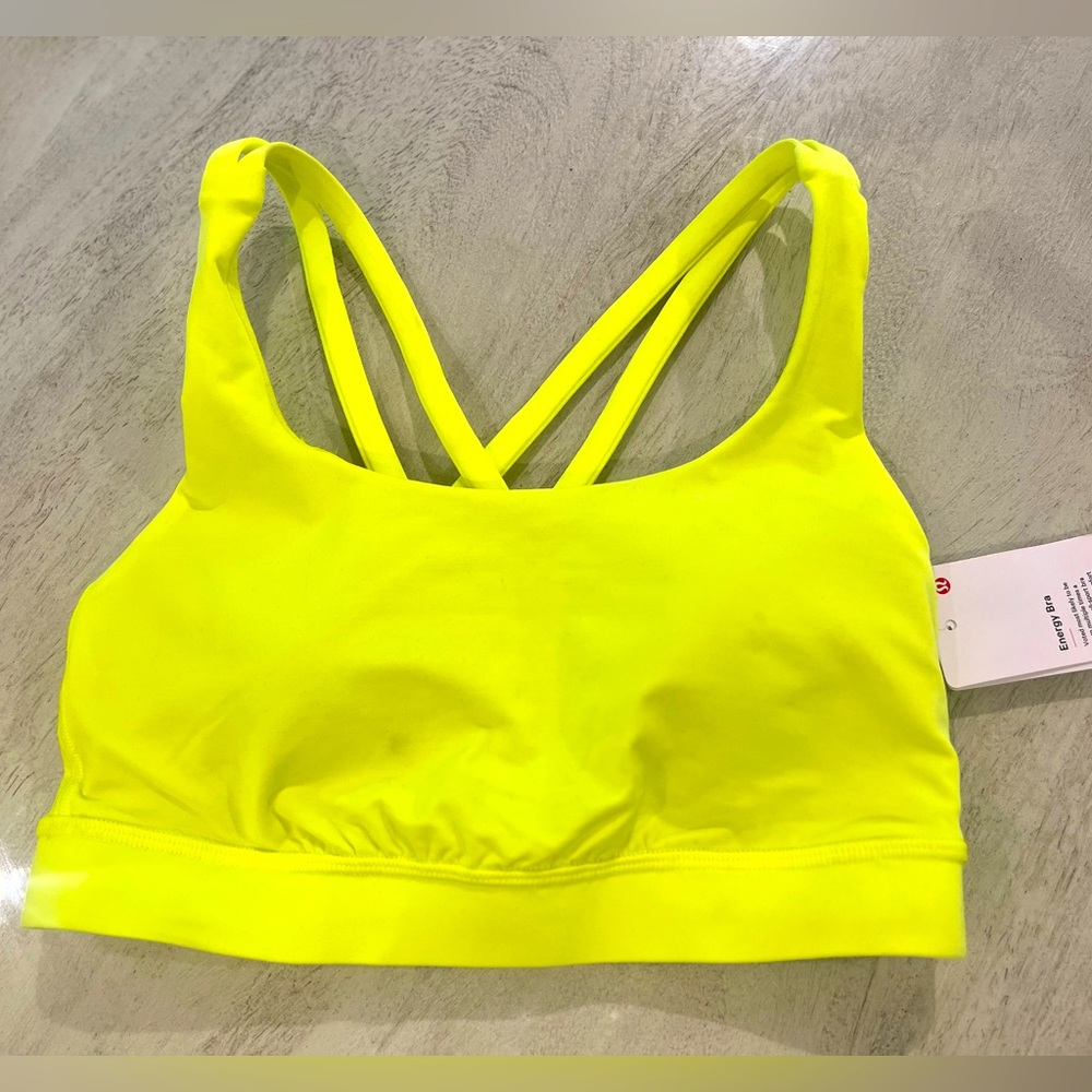 Lululemon Neon Energy Sports Bra